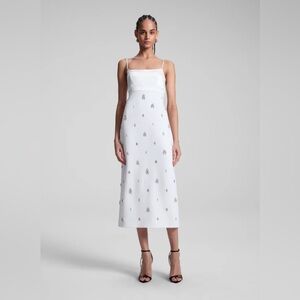 A.L.C $895 Alana Embellished Midi Dress